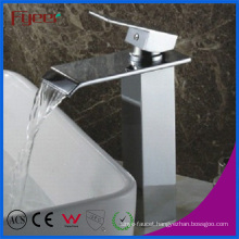 Fyeer High Body Bathroom Waterfall Basin Sink Faucet (Q3003H)
